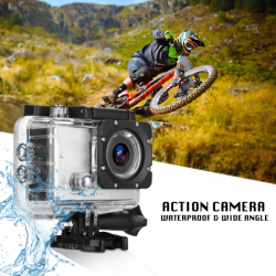 Bison Sports Action Camera Ultra HD Waterproof Diving Helmet Video Car DVR Pro